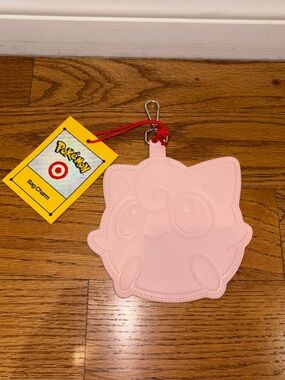 Target x Pokemon Bag Charm JIGGLYPUFF Luggage Tag Card Holder Wave 2 Brand New